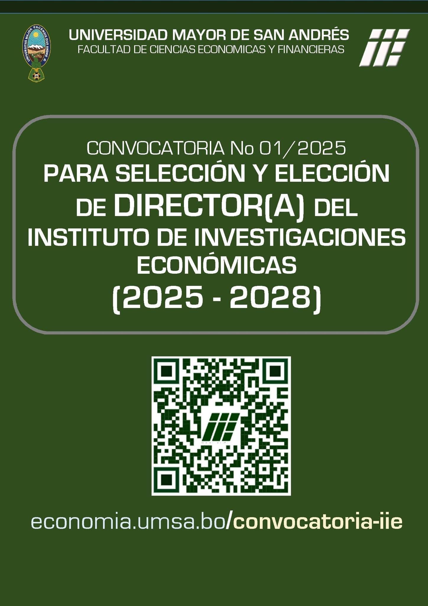 CONVOCATORIA No 01/2025